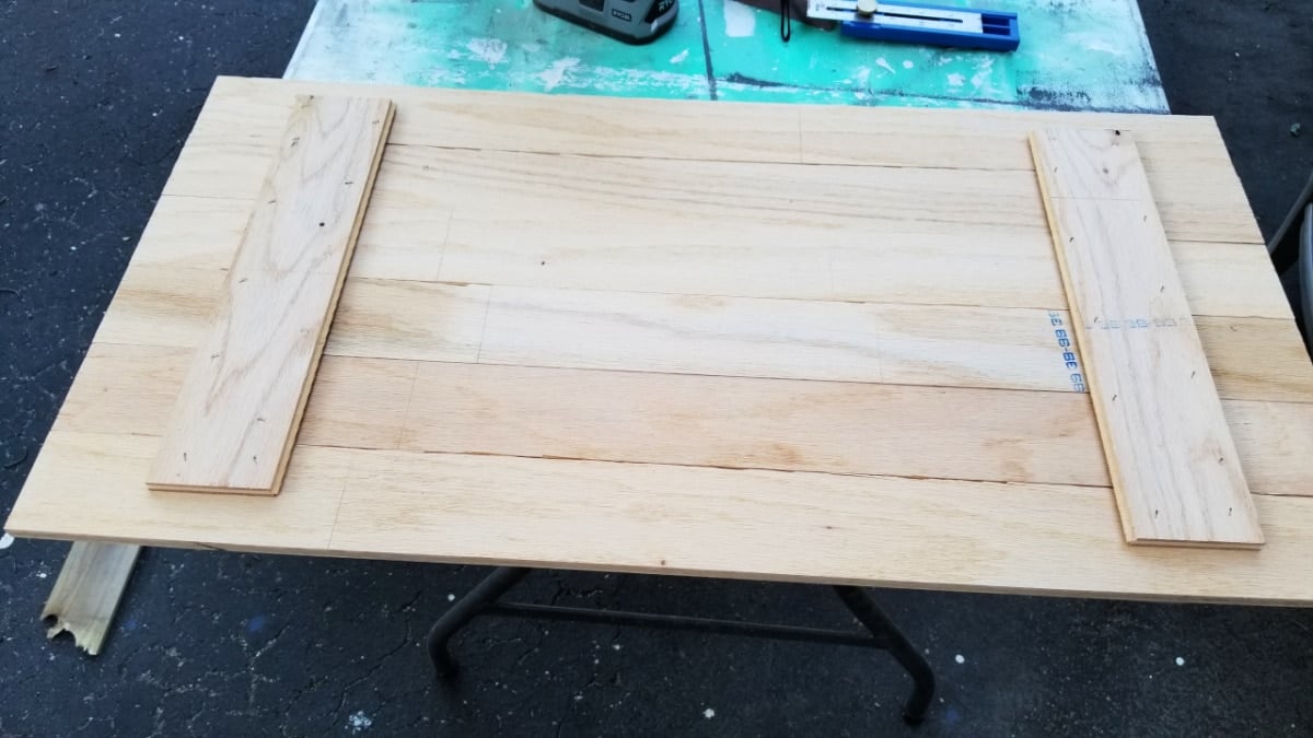 attach boards on underside