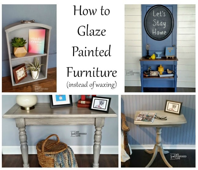 How to Glaze Painted Furniture