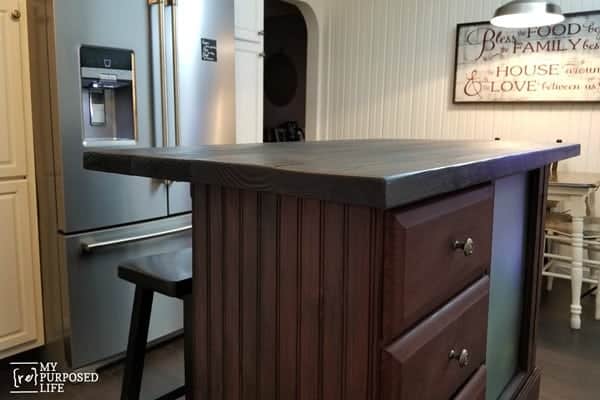 kitchen island makeover MyRepurposedLife.com