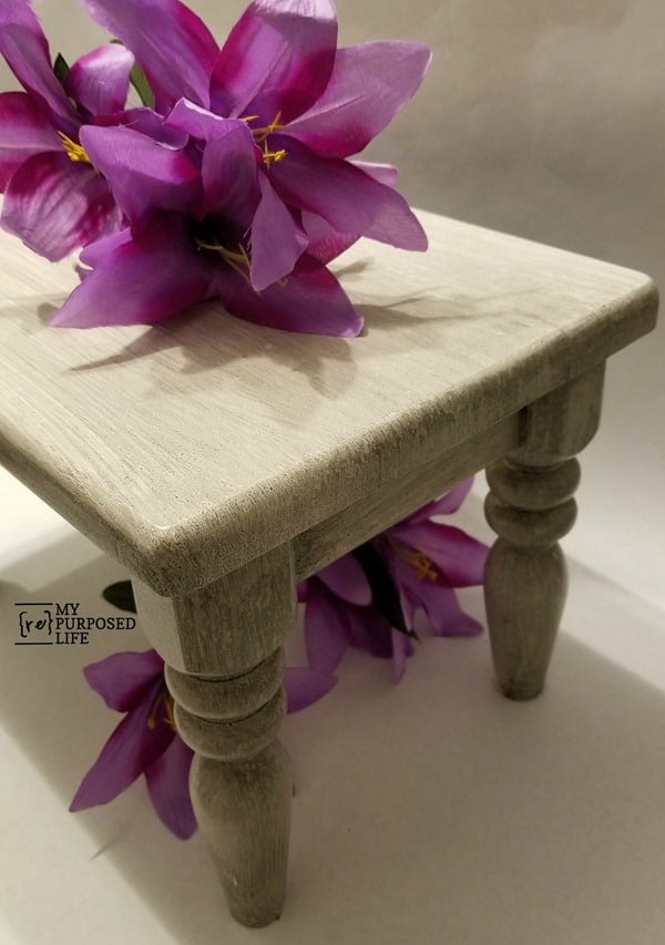 kiddie small stool makeover MyRepurposedLife.com