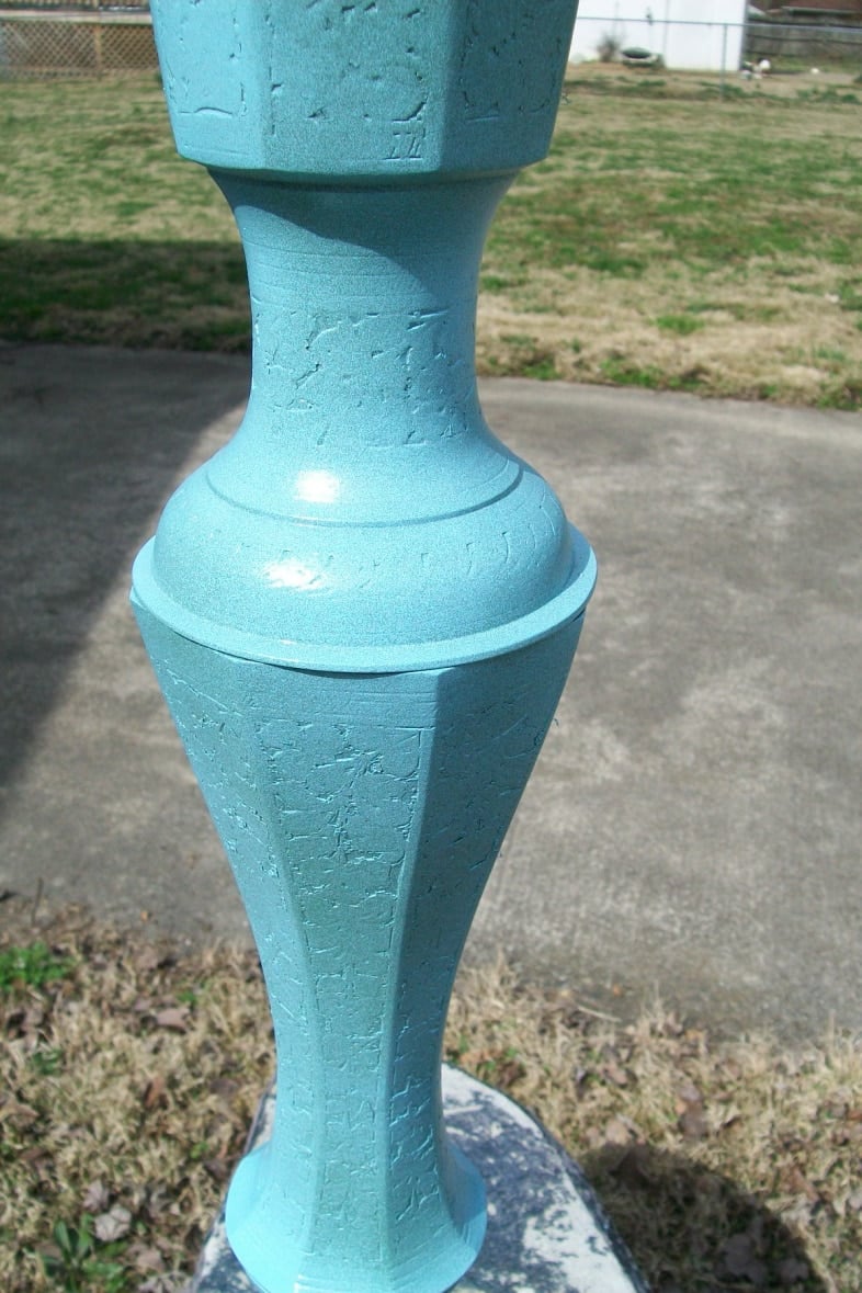 blue candlestick