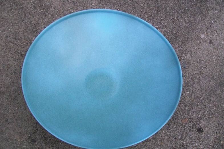 blue green pot lid