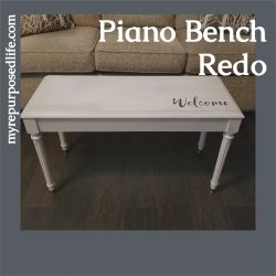 piano bench redo