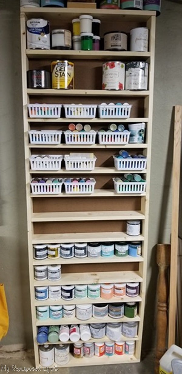 craft paint and more shelf unit