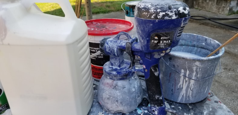 paint sprayer and materials