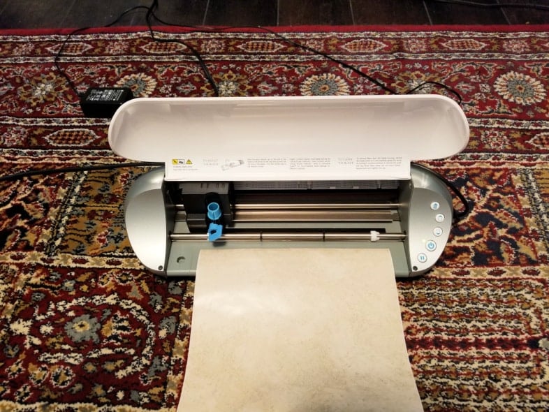 load contact paper into silhouette