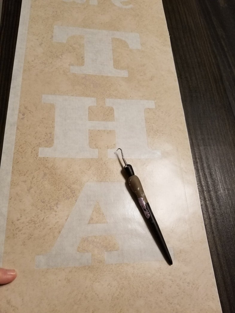 weed contact paper stencil