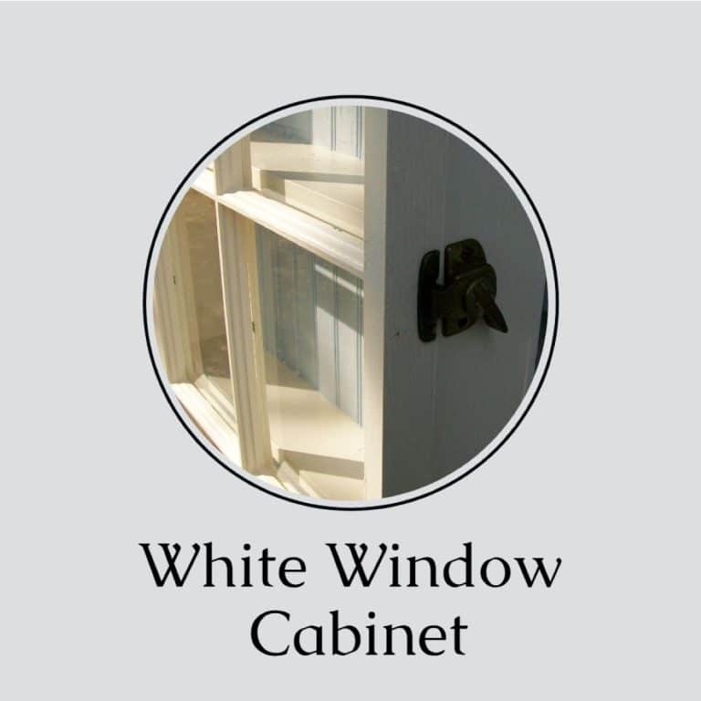 Repurposed Window Cabinet