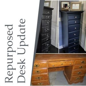 How To: Turn a desk into a tall chest | Before and After Photos