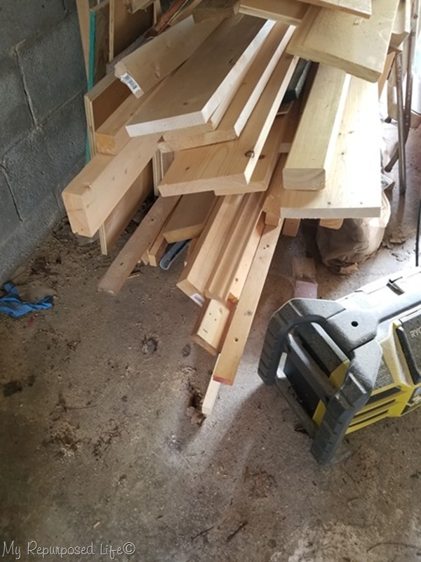 lumber pile