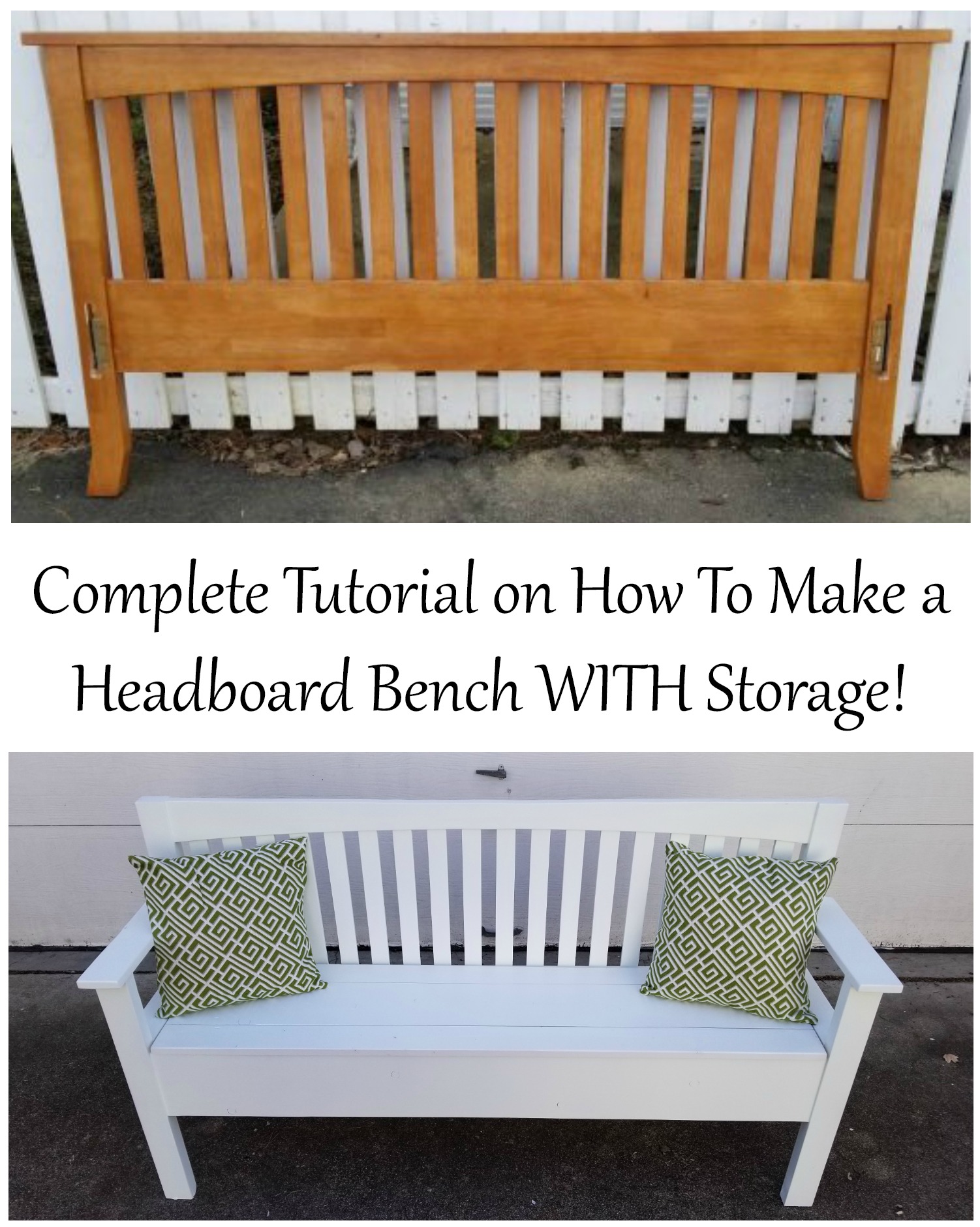 Hall Tree Bench DIY