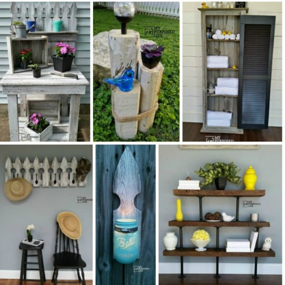 Reclaimed Wood Shelves - My Repurposed Life® Rescue Re-imagine Repeat