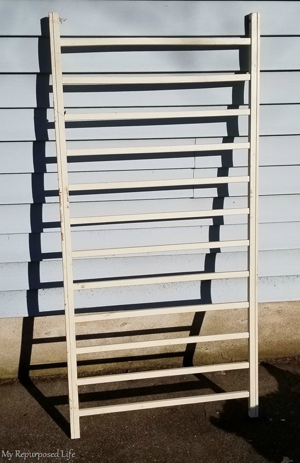 repurposed crib rail