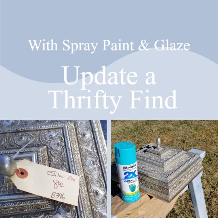 Trinket Box Makeover | Thrift Store Find