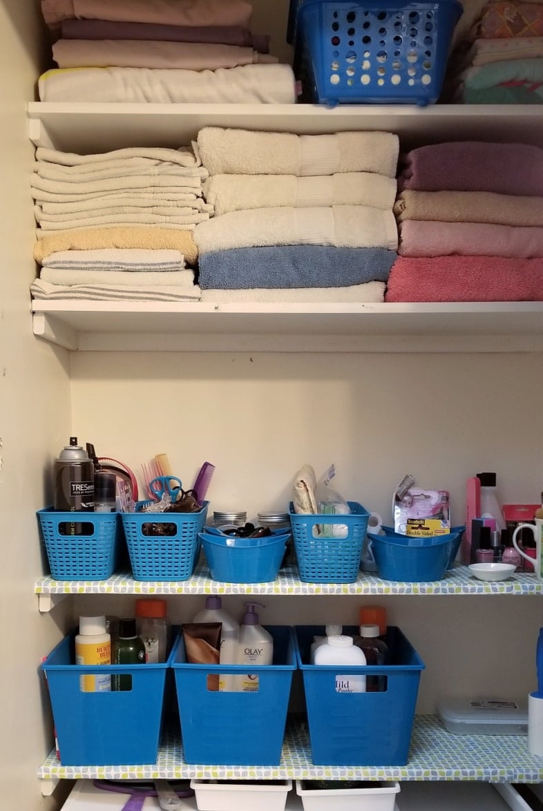 realistic linen closet
