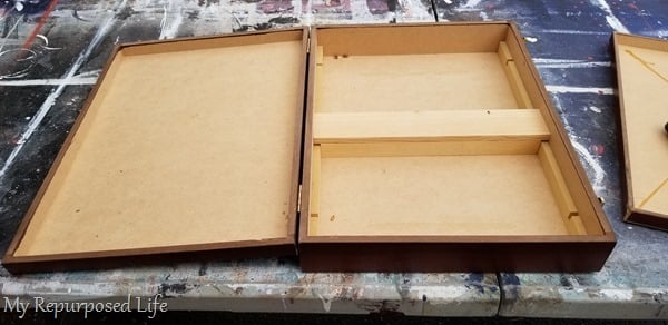 designing a wooden mail organizer box