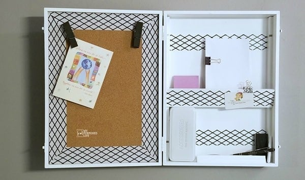 wooden box turned into a mail organizer MyRepurposedLife wooden box turned into a mail organizer MyRepurposedLife