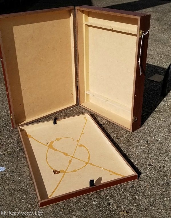 wooden box with tray wooden box with tray