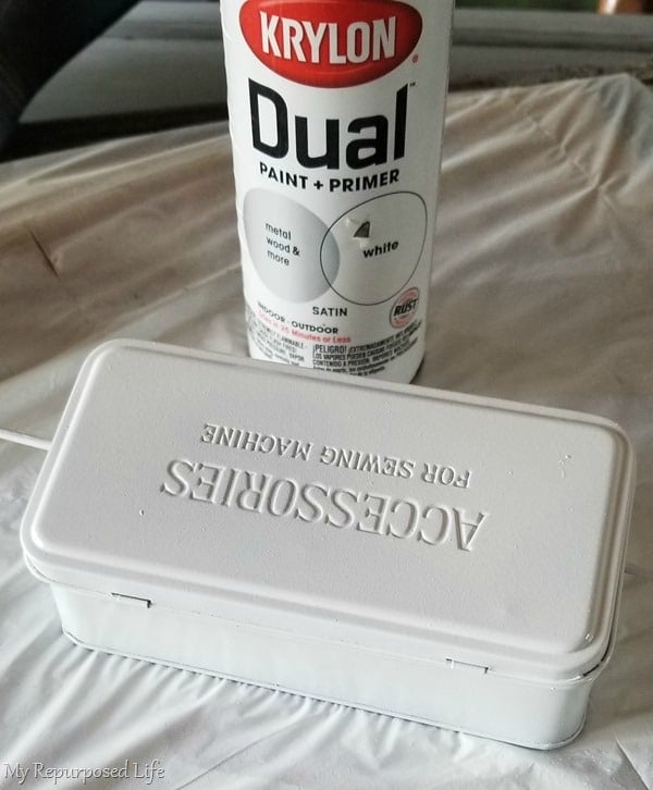 spray painting metal sewing tin spray painting metal sewing tin