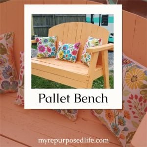 Pallet Love seat Bench