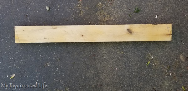 angled cut for pallet loveseat bench legs