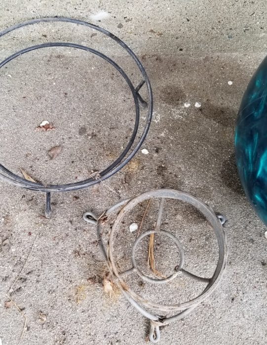 DIY Gazing Ball out of a Bowling Ball - My Repurposed Life®