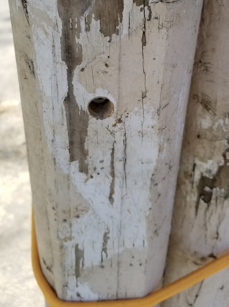 drill large pilot countersink hole