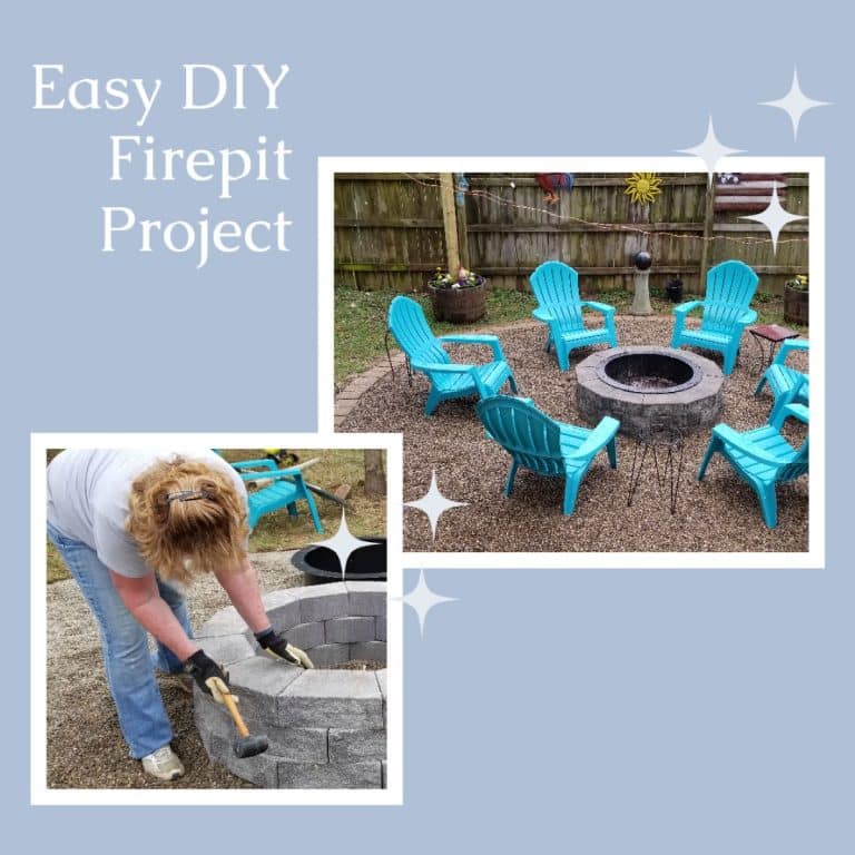 DIY fire pit and more on my Outdoor Overhaul