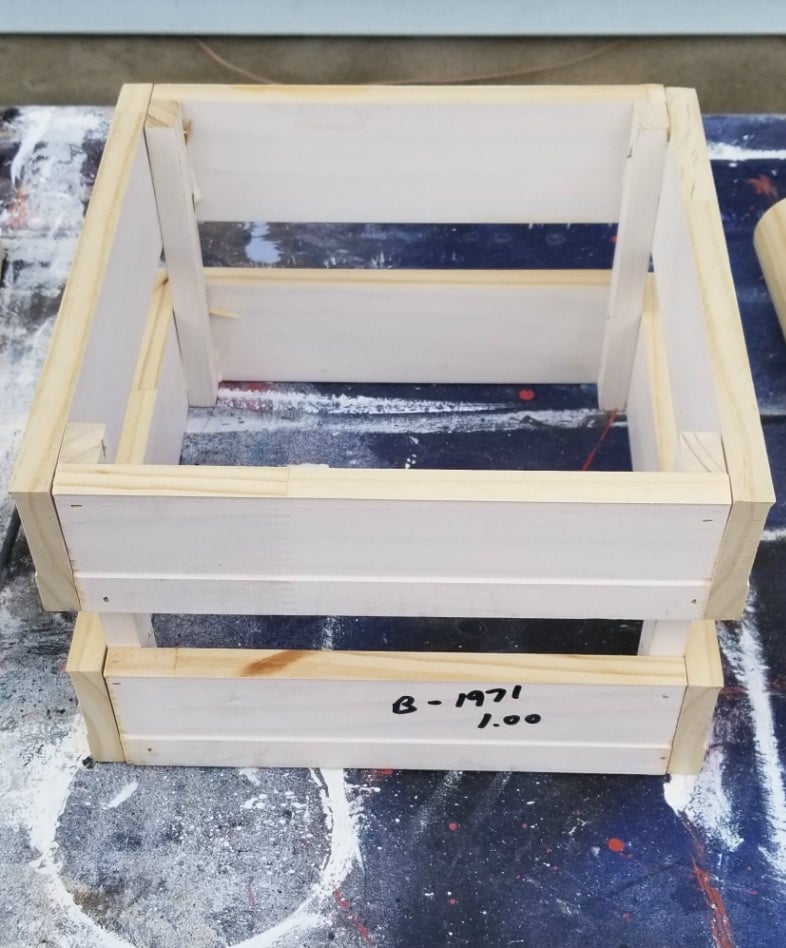 hand-made crate