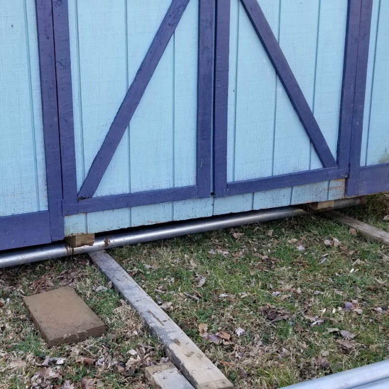 how to move a shed DIY