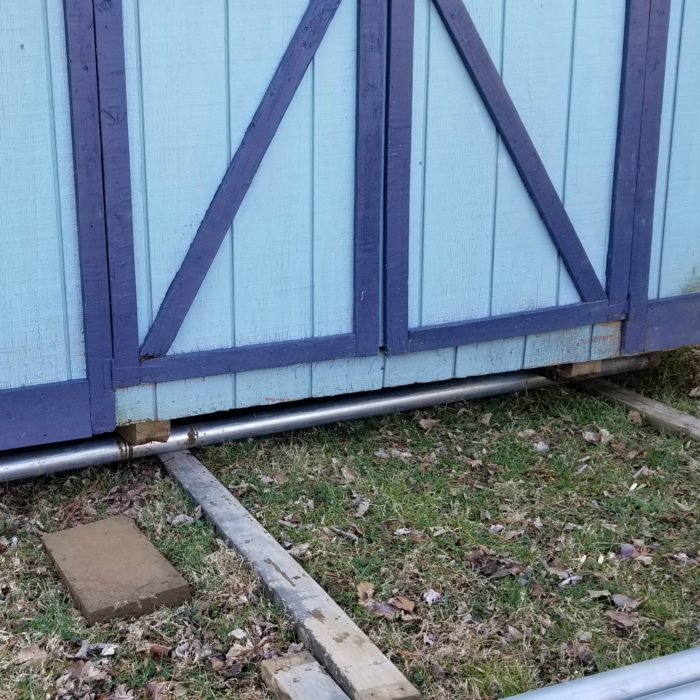 how to move a shed in your yard