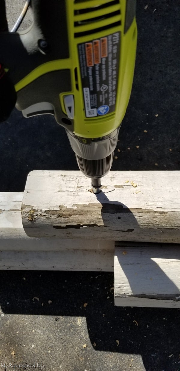 lay down timbers to get a secure fit