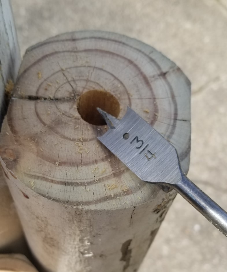 lay down timbers to get a secure fit
