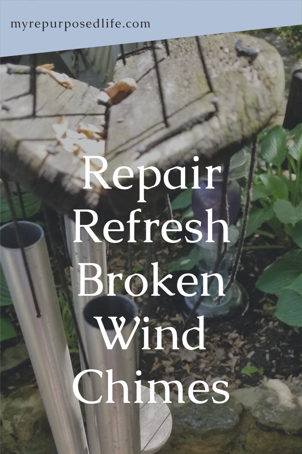 save the wind chimes How to restring and repair your favorite wind chimes. Tips for painting, and repairing.#MyRepurposedLife #repurposed #outdoors #windchime via @repurposedlife