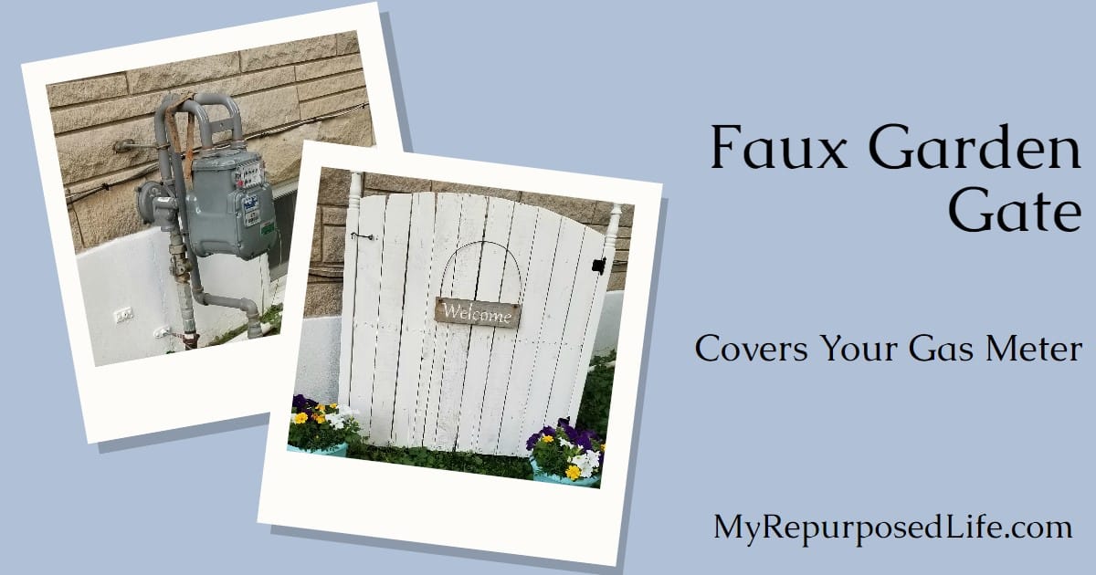 Gas Meter Cover Outdoor Eyesore My Repurposed Life®