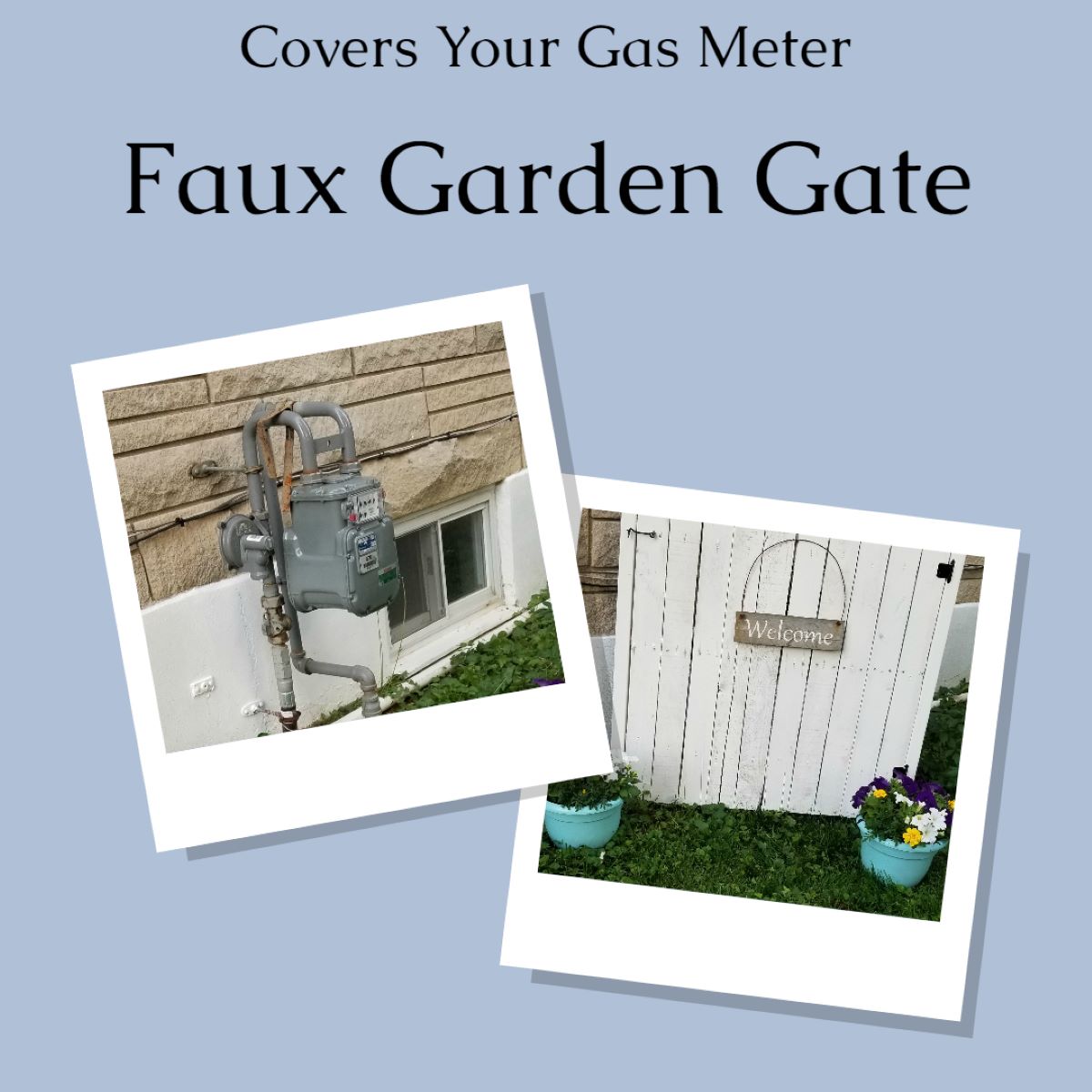 Gas Meter Cover Outdoor Eyesore My Repurposed Life®