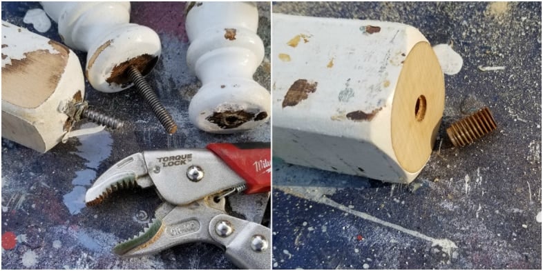 modify crib post and finial