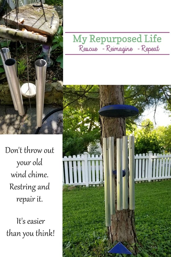 Wind Chime Makeover  Paint & More - My Repurposed Life®