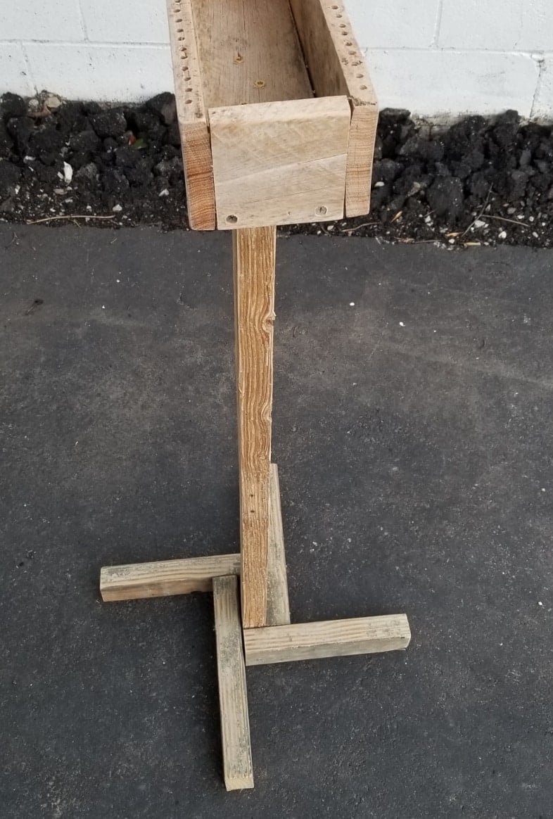 base for diy beverage holder backyard lawn games