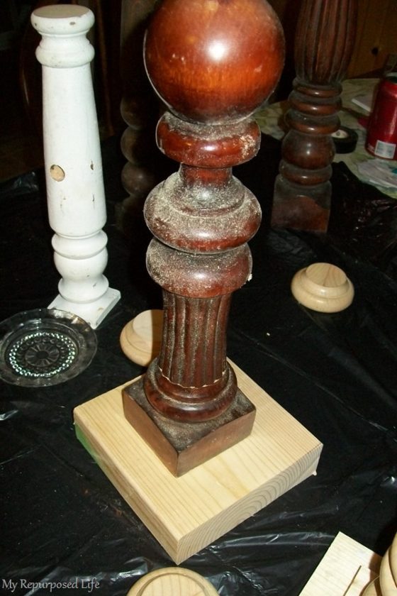 Spindle Candlestick Ideas My Repurposed Life®