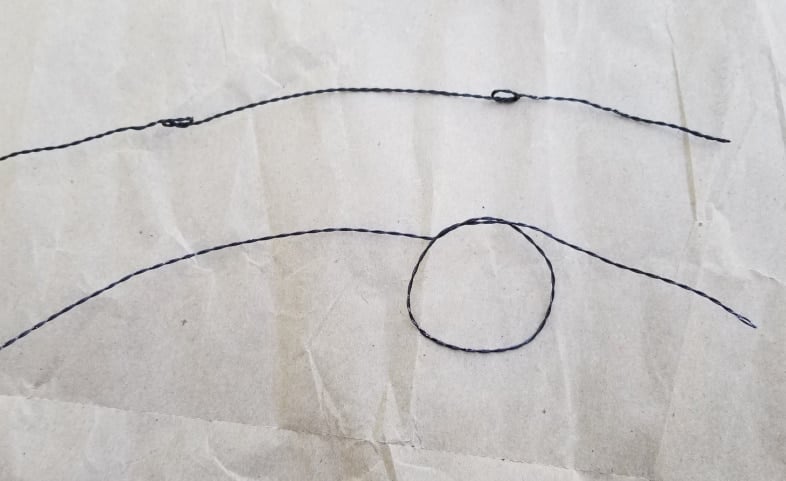 how to tie a loop in wire
