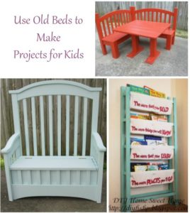 Projects for Children | Repurposed beds & Cribs