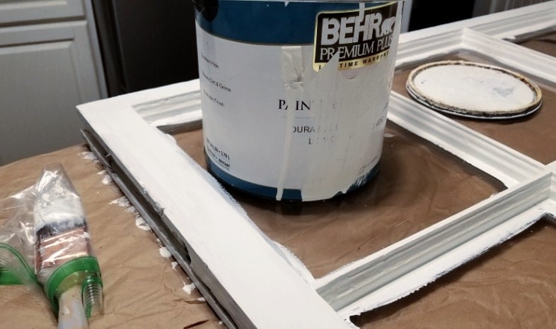 paint old window easy fireplace screen project