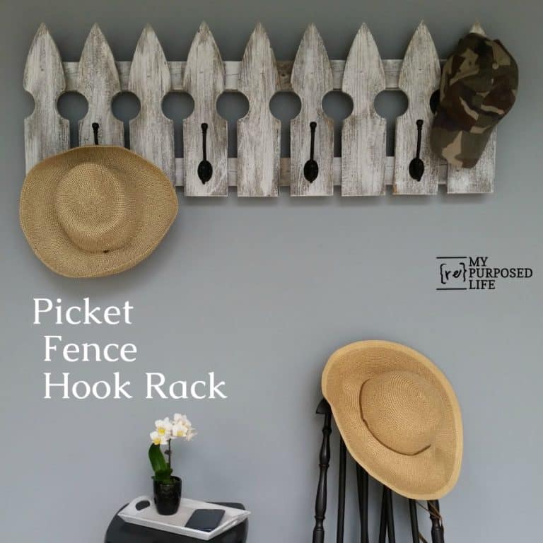 Picket Fence Coat Rack