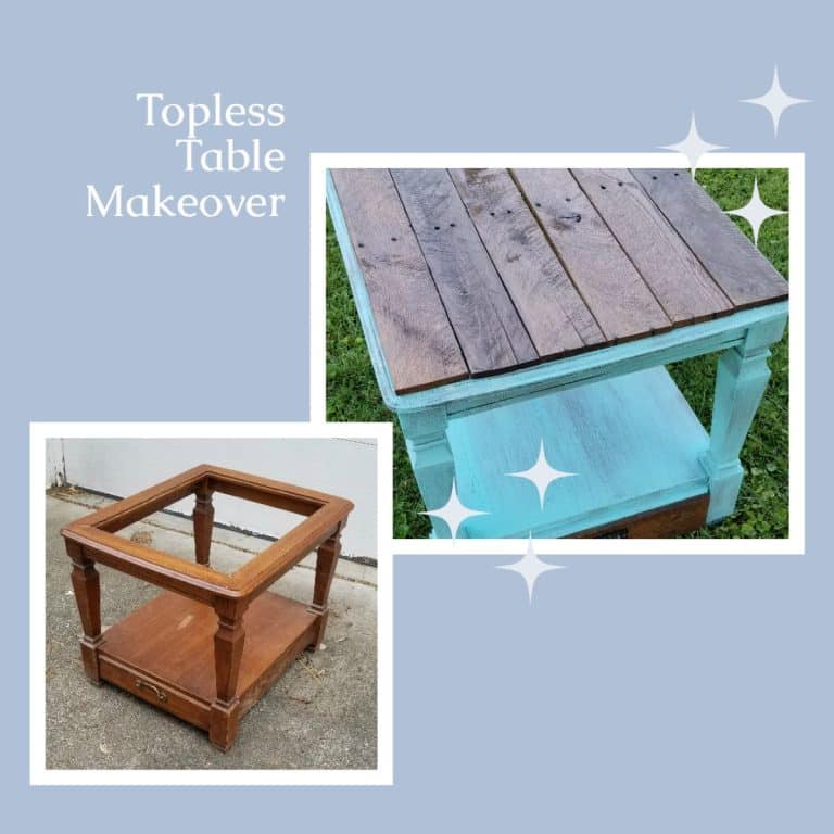 Rustic Side Table Roadkill Rescue