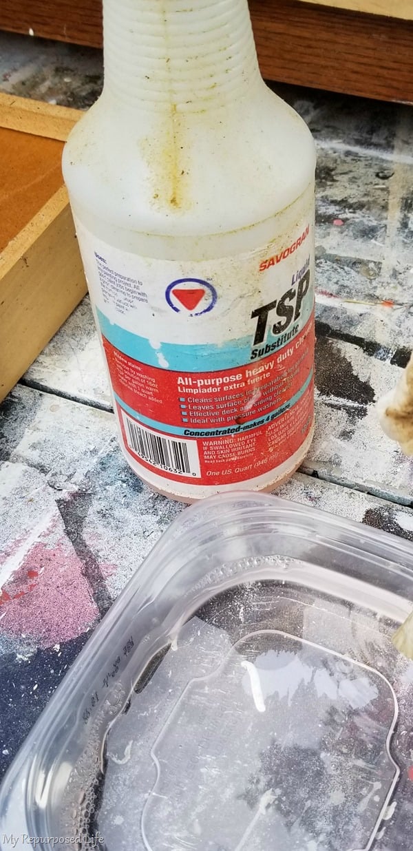 tsp for cleaning furniture projects