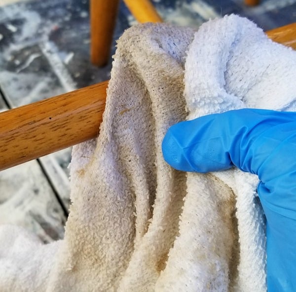 clean thrift store items before painting