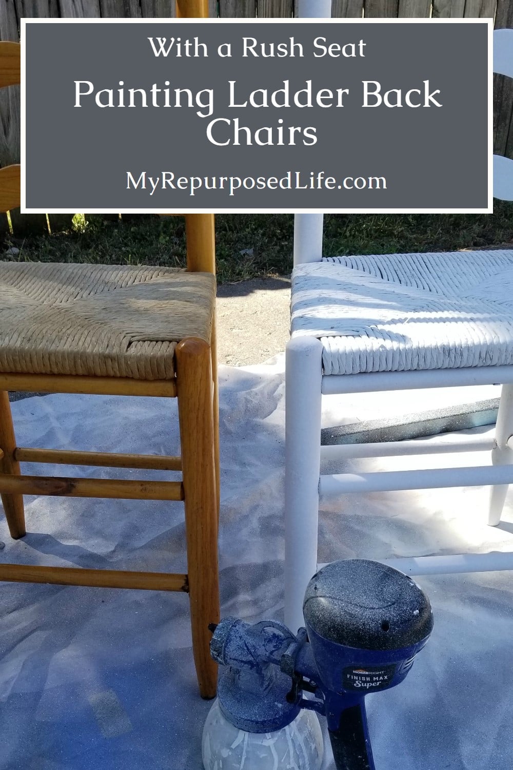 Gail from My Repurposed Life loves doing easy furniture flips, and is always ready to give you the best tips about painting and repurposing furniture. You can learn from her mistakes, and she's always willing to accept your feedback about her projects. #MyRepurposedLife #furniture #makeover #painting #ladderback #chairs via @repurposedlife