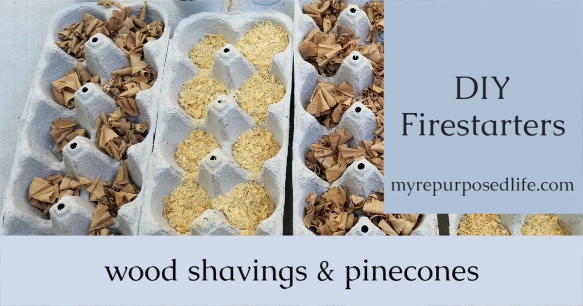 Wood Shavings Fire Starters My Repurposed Life®