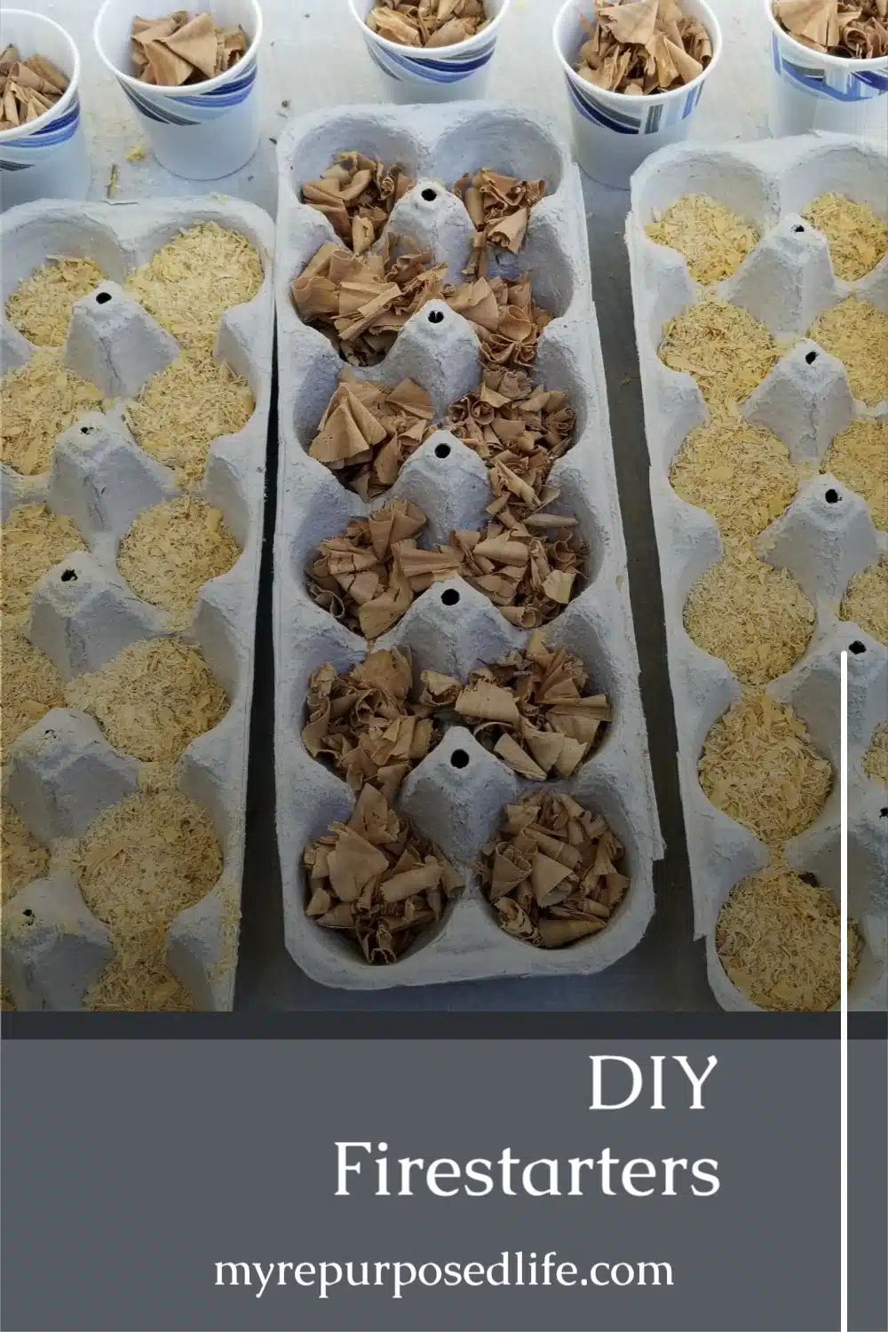 Wood Shavings Fire Starters My Repurposed Life®